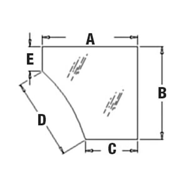 Aftermarket Left Hand Lower Door Glass T165336 - main